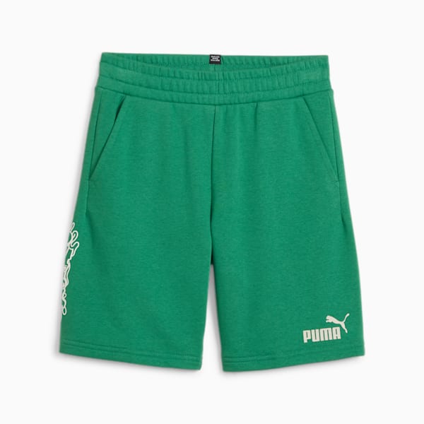 ESS+ Mid 90s Big Kids' Shorts, Archive Green, extralarge