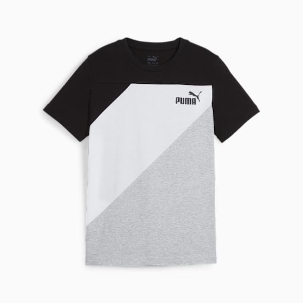 PUMA POWER Tee Youth, PUMA Black, extralarge