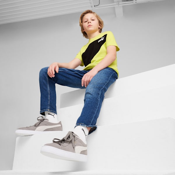 PUMA POWER Tee Youth, Lime Sheen, extralarge