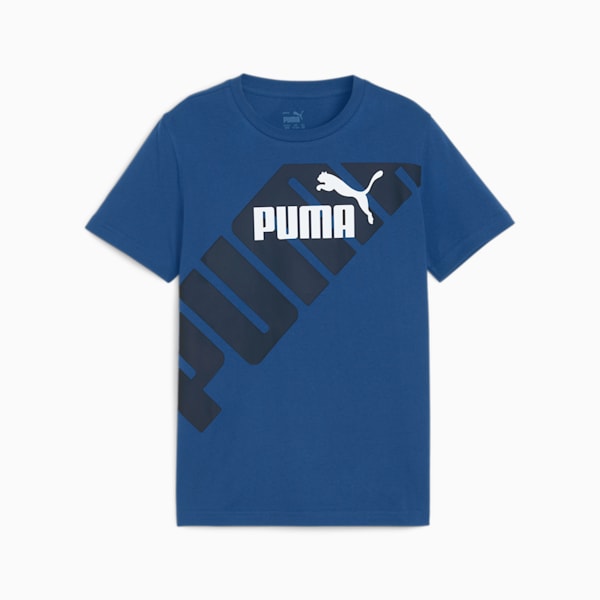 POWER Youth Graphic T-shirt, Cobalt Glaze, extralarge-IND