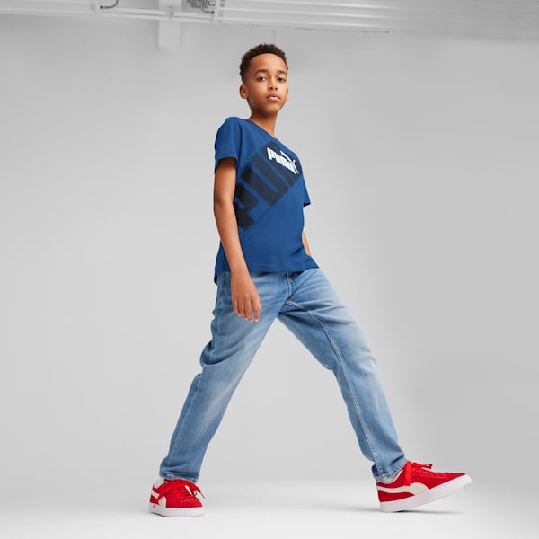 POWER Youth Graphic T-shirt, Cobalt Glaze, extralarge-IND