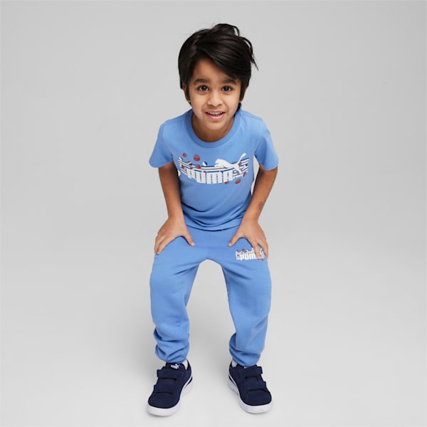 SUMMER CAMP Kids' T-shirt, Blue Skies, extralarge-IND