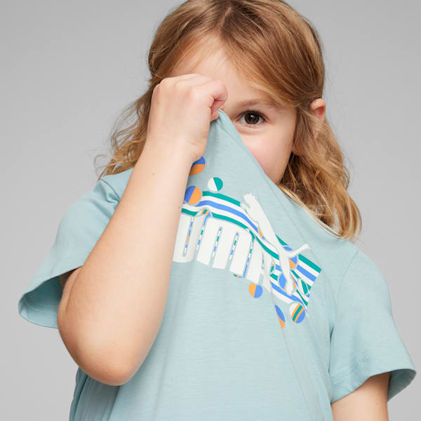 ESS+ SUMMER CAMP Little Kids' Tee, Turquoise Surf, extralarge