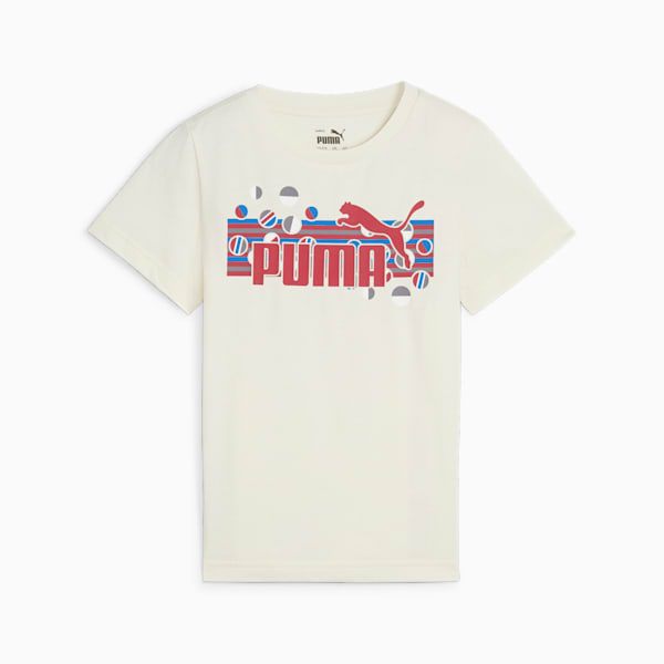 ESS+ hyuna CAMP Little Kids' Tee, Sugared Almond, extralarge
