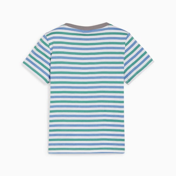 Playera con estampado integral para niños ESS+ SUMMER CAMP, Blue Skies, extralarge