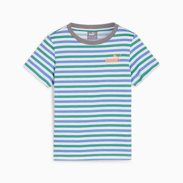 Playera con estampado integral para niños ESS+ SUMMER CAMP, Blue Skies, extralarge