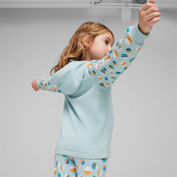 ESS+ SUMMER CAMP Little Kids' Hoodie, Turquoise Surf, extralarge