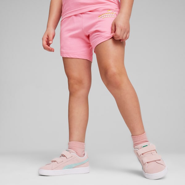 ESS+ SUMMER CAMP Little Kids' Shorts, Fast Pink, extralarge