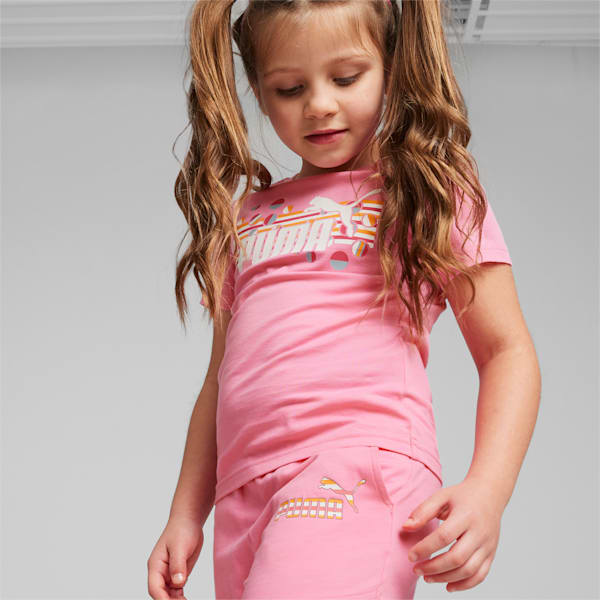 Shorts para niños ESS+ SUMMER CAMP, Fast Pink, extralarge