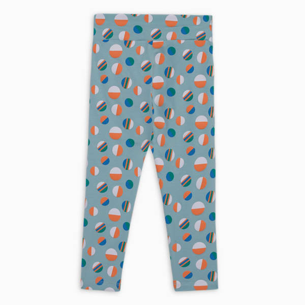 SUMMER CAMP Kids' Leggings, Turquoise Surf, extralarge-IND