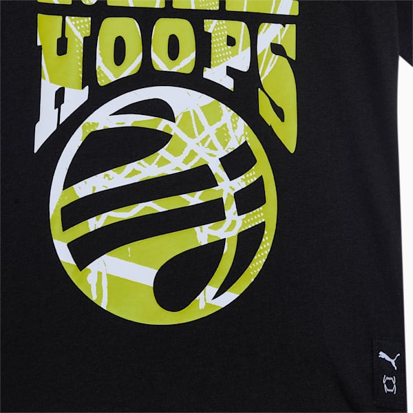 BASKETBALL BLUEPRINT Youth T-shirt, PUMA Black, extralarge-IND