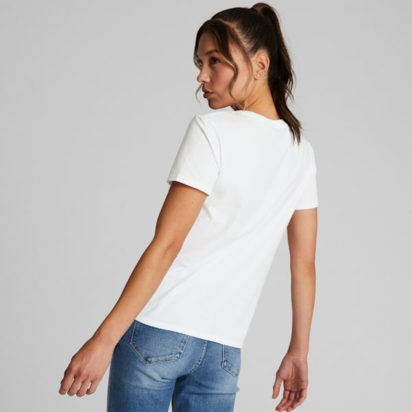 Camiseta estampada para mujer PUMA, PUMA White, extralarge
