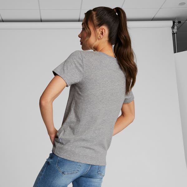 Womens grey puma t shirt sales