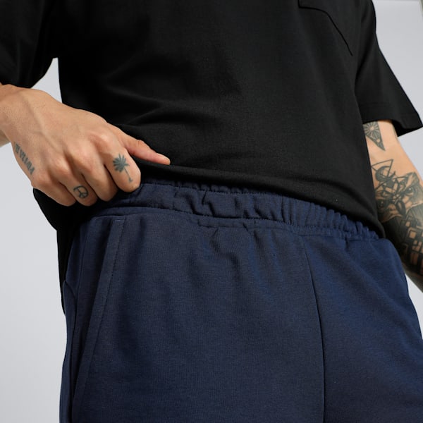 Knitted Graphic Men's Slim Fit Pants, PUMA Navy, extralarge-IND