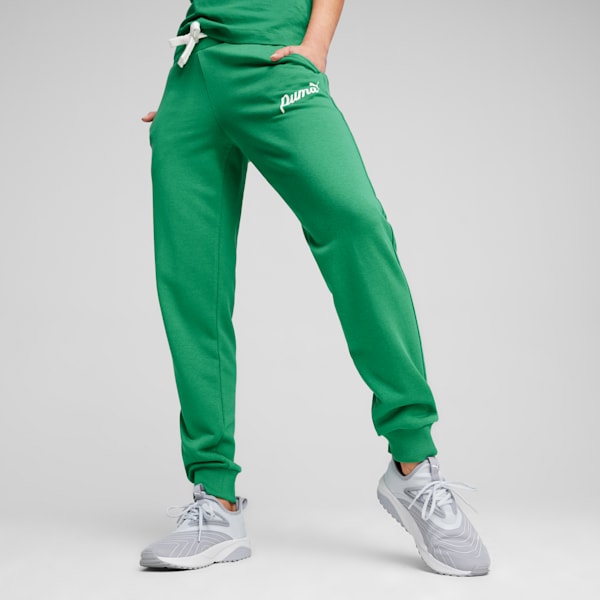 Pantalon de survêtement Script ESS+ Femme, Archive Green, extralarge