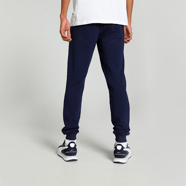 Men's Knitted Graphic Slim Fit Pants, PUMA Navy, extralarge-IND