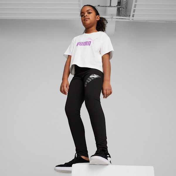 PUMA POWER Big Kids' Leggings, PUMA Black, extralarge
