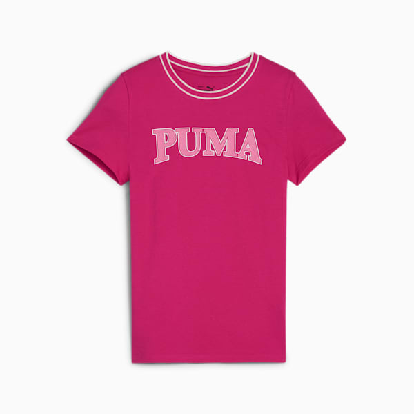 PUMA SQUAD Youth T-shirt, Garnet Rose, extralarge-AUS