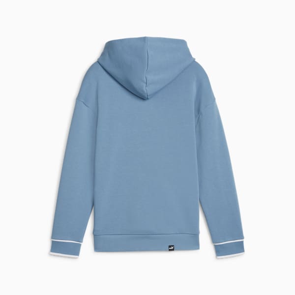 Sudadera con capucha PUMA SQUAD para niños grandes, Zen Blue, extralarge