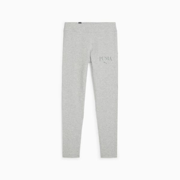 Leggings PUMA SQUAD para niños grandes, Light Gray Heather, extralarge