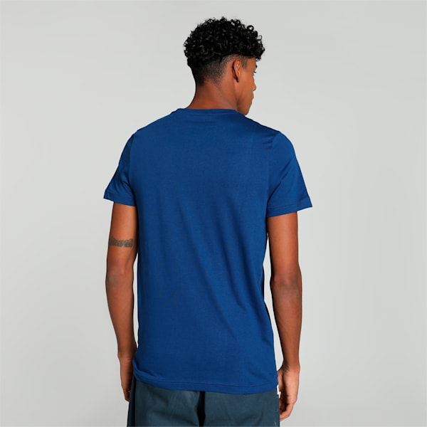 Modern Graphic Slim Fit T-shirt, Blazing Blue, extralarge-IND