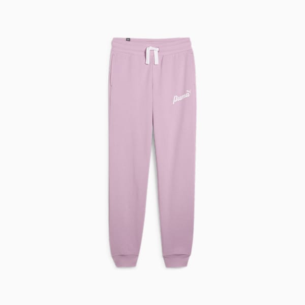 Pants juvenil ESS+ Script, Grape Mist, extralarge