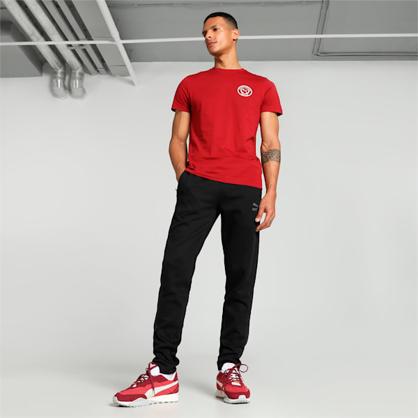 Varsity Graphic Men's Slim Fit T-shirt, Intense Red, extralarge-IND