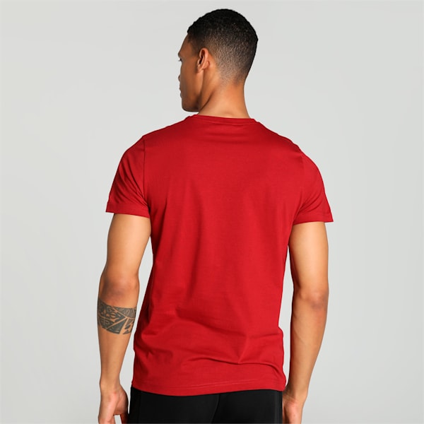 Varsity Graphic Men's Slim Fit T-shirt, Intense Red, extralarge-IND