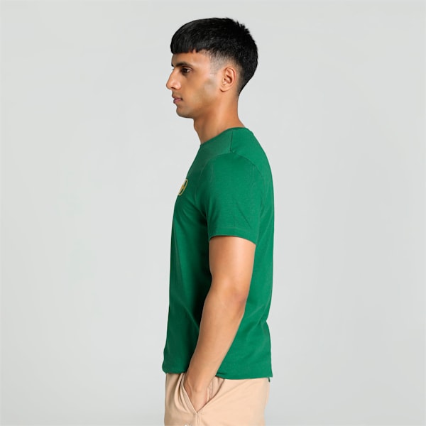Men's Stylized Logo Graphic Slim Fit T-shirt, Vine, extralarge-IND