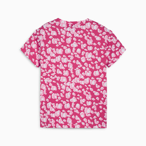 ESS+ ANIMAL Big Kids' Tee, Garnet Rose, extralarge