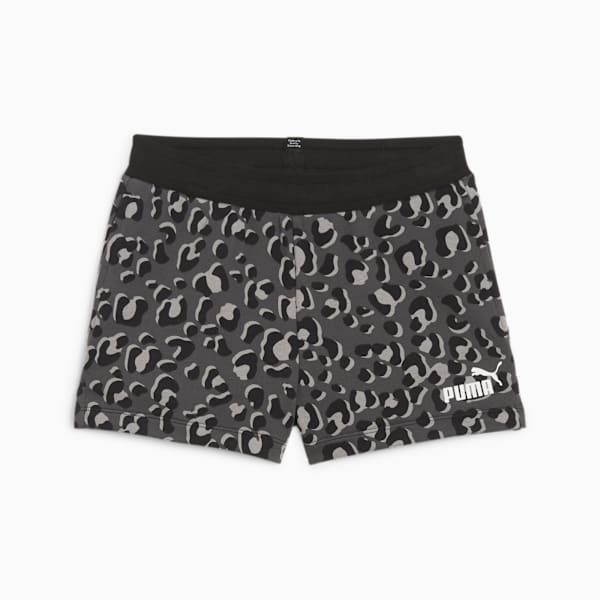ESS+ ANIMAL Girls' Shorts, PUMA Black, extralarge-GBR