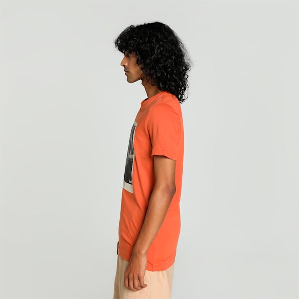 Men's Sport Graphic Slim Fit Tee, Chili Powder, extralarge-IND