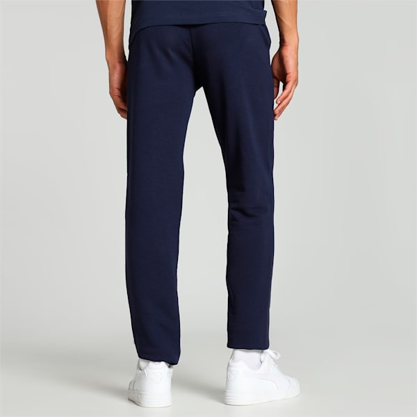 Men's Logo Slim Fit Pants, PUMA Navy, extralarge-IND