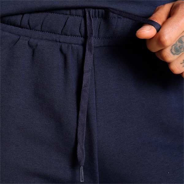 Men's Logo Slim Fit Pants, PUMA Navy, extralarge-IND