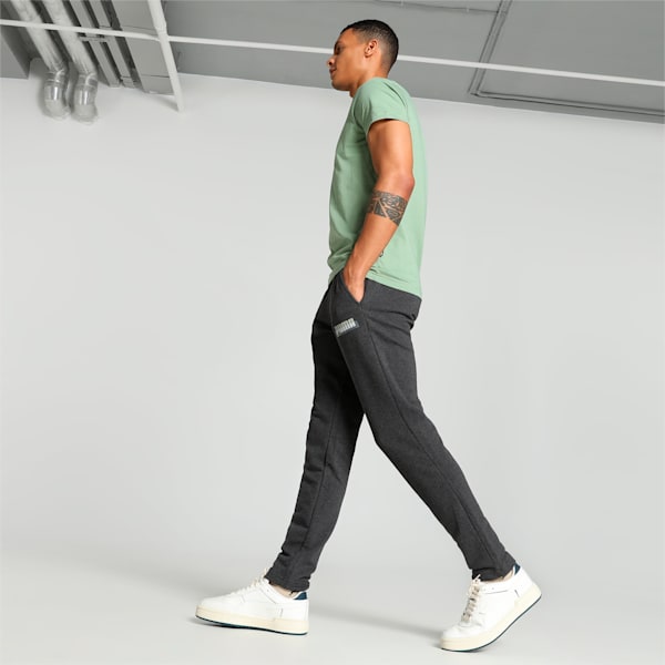 Men's Logo Slim Fit Pants, Dark Gray Heather, extralarge-IND