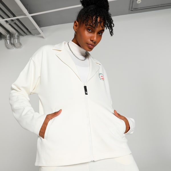 Women's relaxed blazer discount