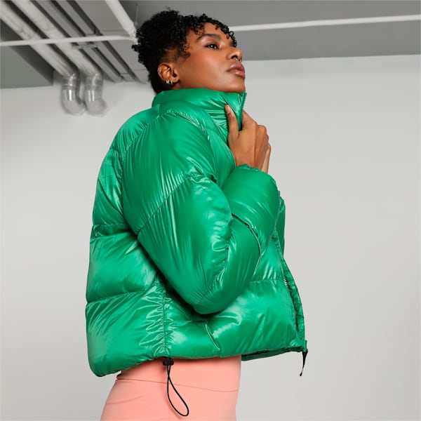 Classics Women's Padded Puffer Jacket, Archive Green, extralarge-IND