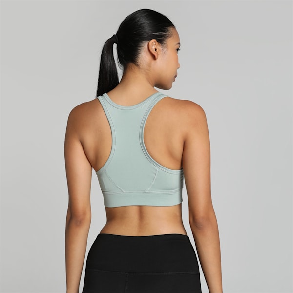 Women's Sports Bra Top, Green Fog, extralarge-IND