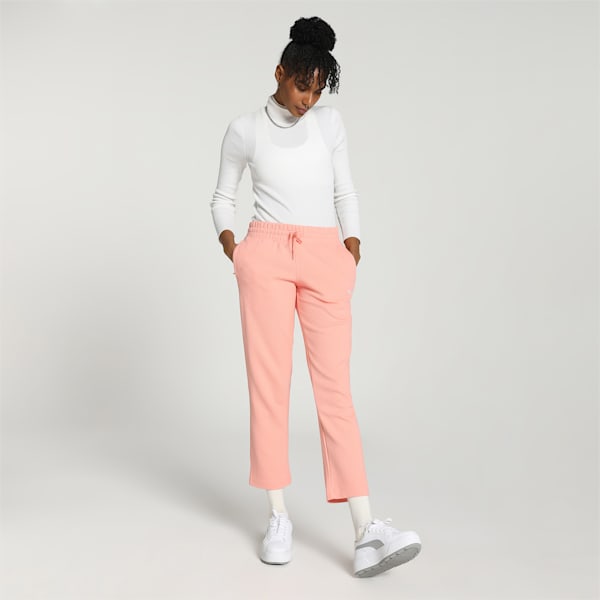 Women's Knit Pants, Poppy Pink, extralarge-IND