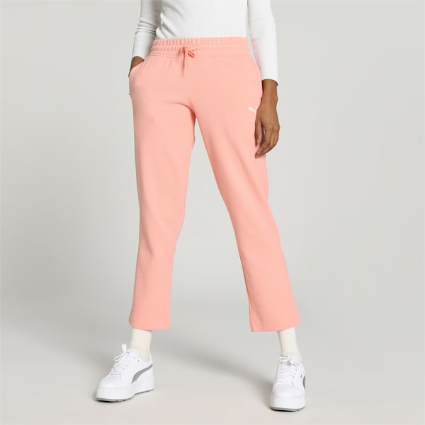 Women's Knit Pants, Poppy Pink, extralarge-IND