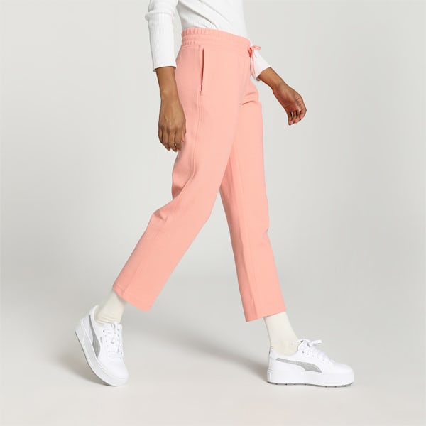 Women's Knit Pants, Poppy Pink, extralarge-IND