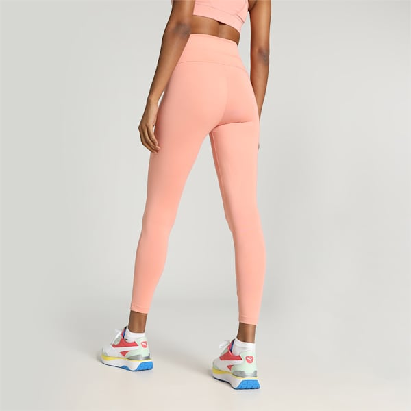 Women's High Waist 7/8 Leggings, Poppy Pink, extralarge-IND