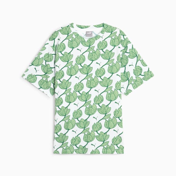 T-shirt à imprimé ESS+ BLOSSOM Femme, Archive Green, extralarge