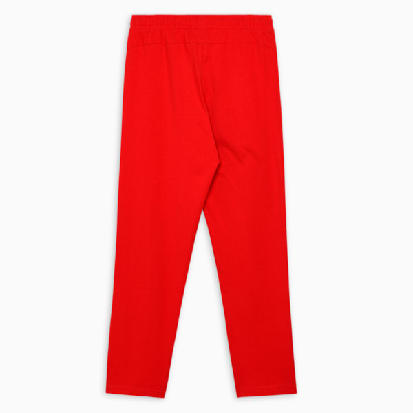 Zippered Jersey Boy's Sweatpants, For All Time Red, extralarge-IND