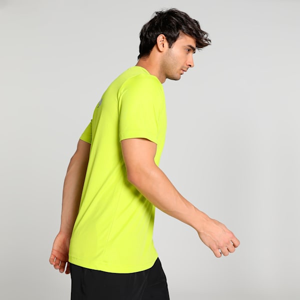 Men's Running Tee, Lime Smash, extralarge-IND