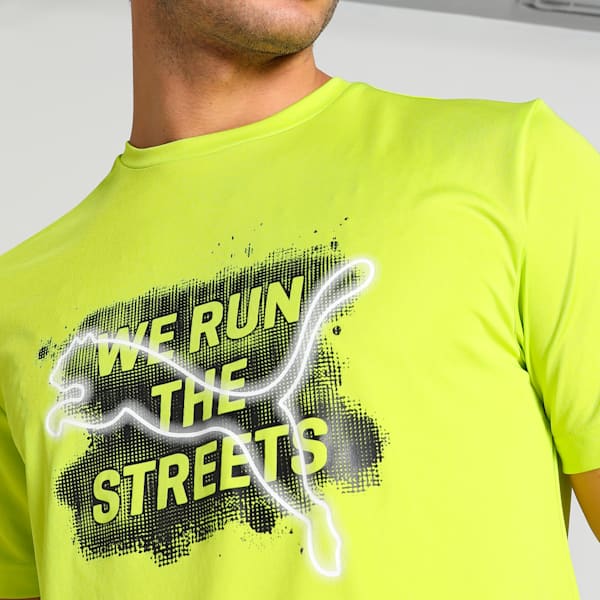 Men's Running Tee, Lime Smash, extralarge-IND