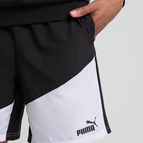 Short Colorblock PUMA POWER, PUMA Black, extralarge