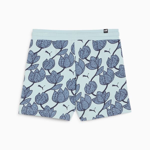 Shorts ESS+ BLOSSOM para Niñas, Turquoise Surf, extralarge