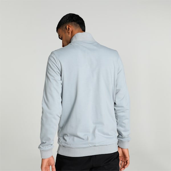 Reversible Full-Zip Men's Jacket, Cool Mid Gray, extralarge-IND