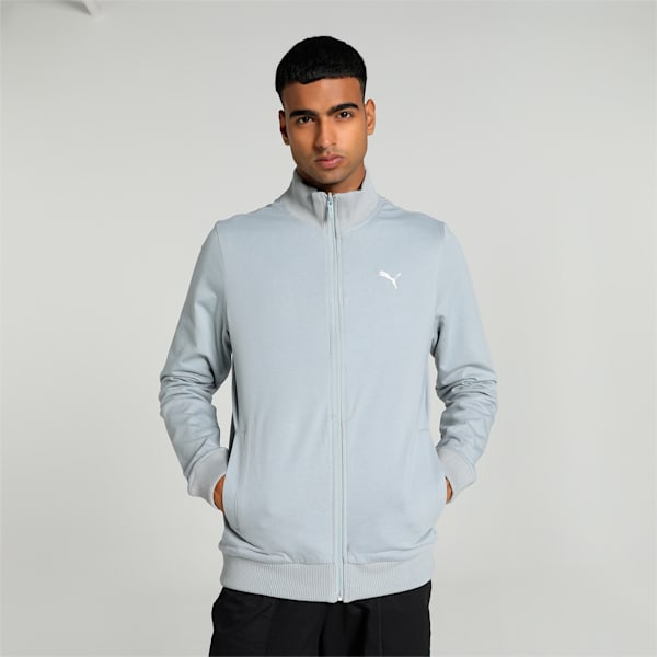 Reversible Full-Zip Men's Jacket, Cool Mid Gray, extralarge-IND